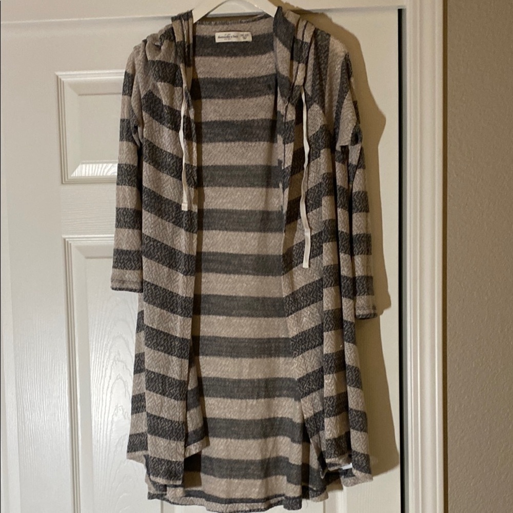 Abercrombie Striped Cardigan